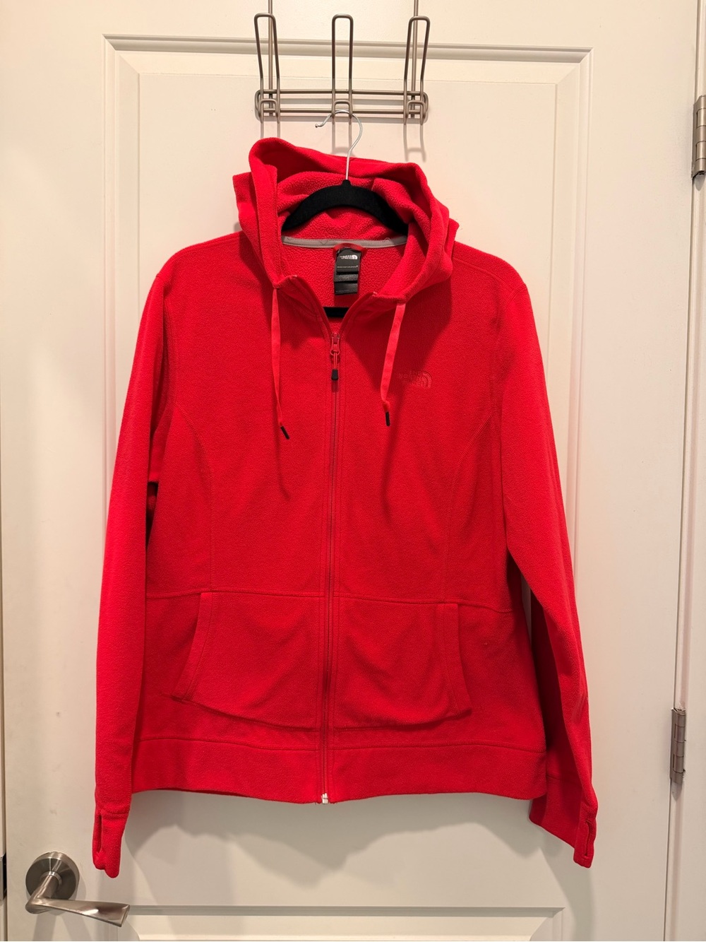 The North Face Full Zip
Fleece Hoodie Red Size XL Women’s